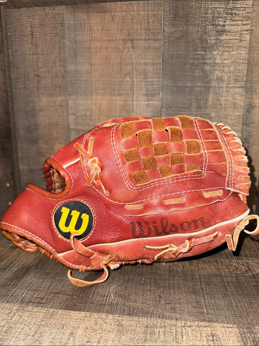 WILSON Fieldmaster A2655 12’ leather baseball glove- right hand throw